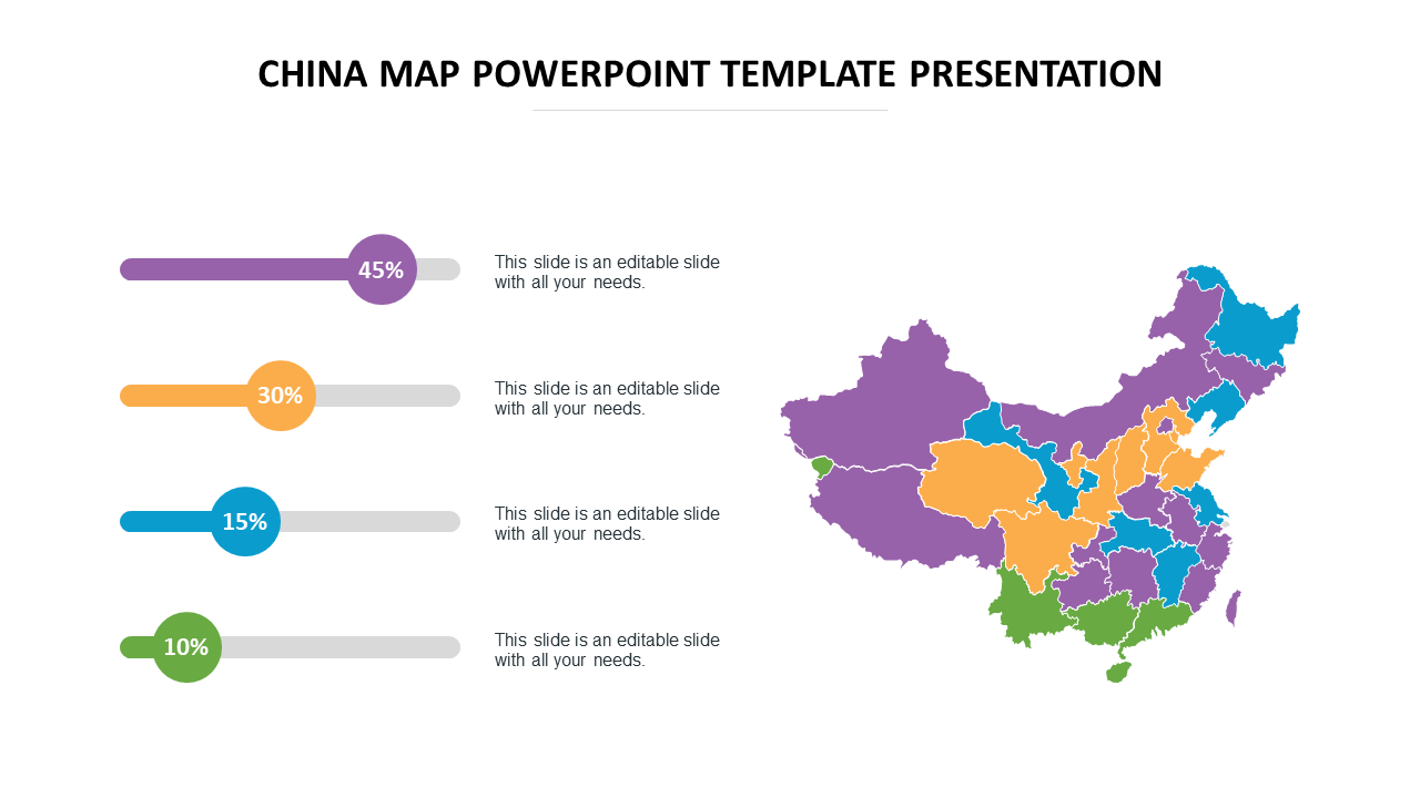 china map PowerPoint template presentation